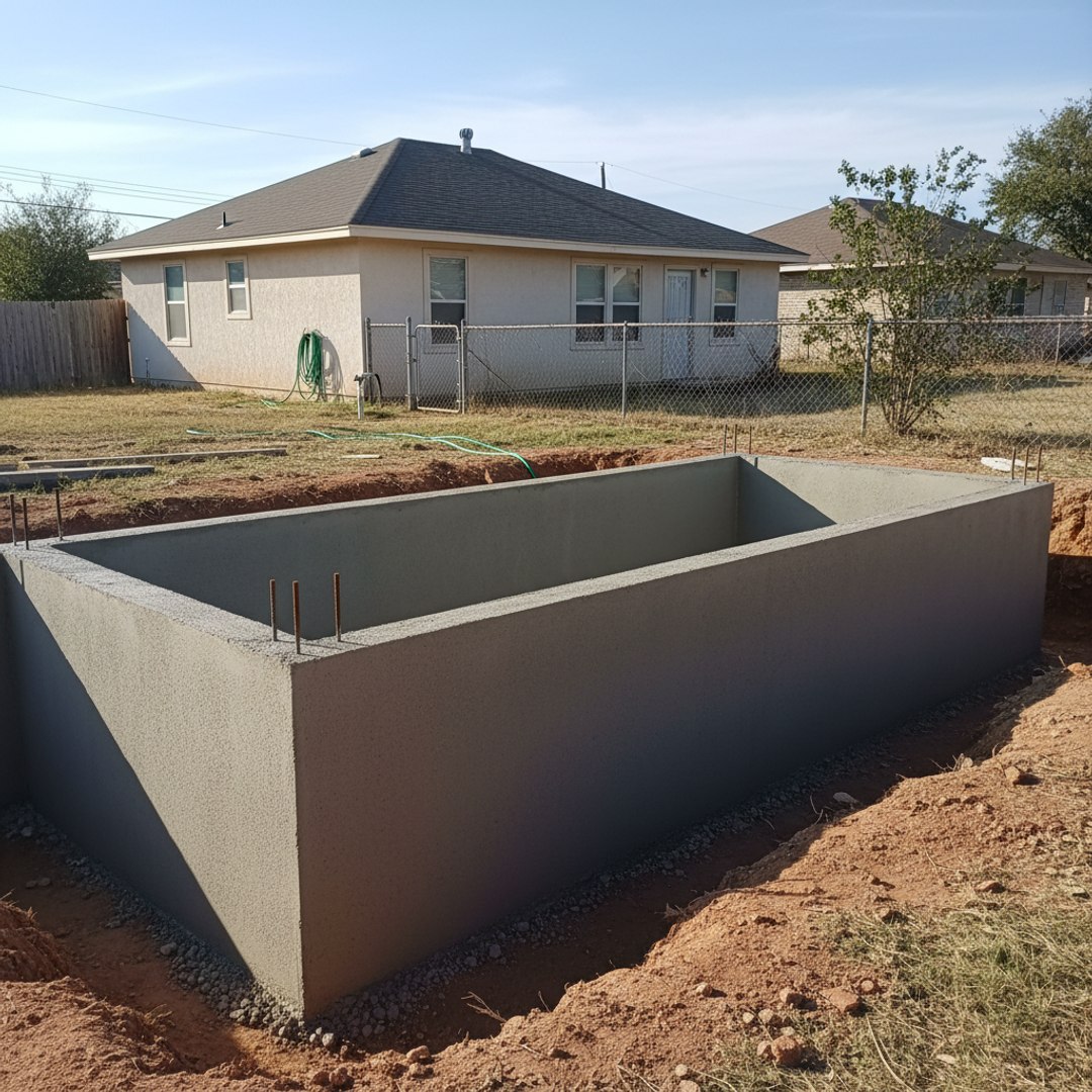 Concrete Patios completed by Premium Concrete Solutions in Levelland, TX