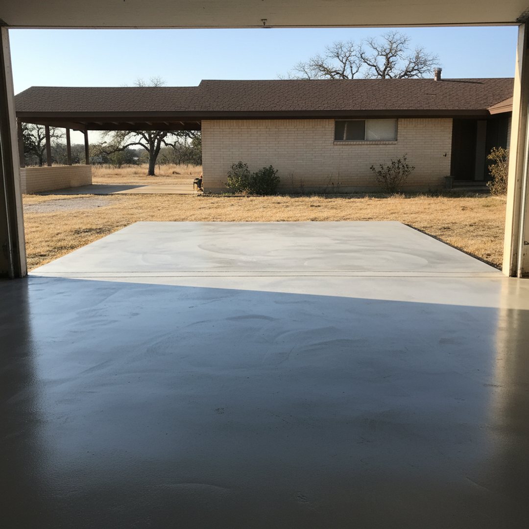 Concrete Sidewalks completed by Premium Concrete Solutions in Wolfforth, TX