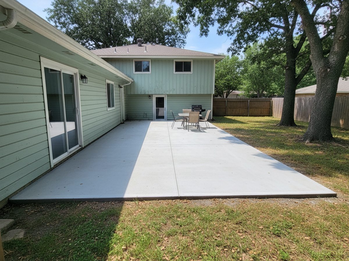 Stamped Concrete completed by Premium Concrete Solutions in Levelland, TX
